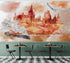 Mural de pared de Wizardly World. Tema de fantasía con papel tapiz autoadhesivo de castillo, tren y búho. N.º 6373
