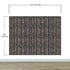 Mural de pared Glamour Gold Stripe. Papel tapiz autoadhesivo con puntos blancos y morados. N.º 6378