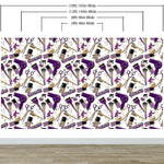 Mural de decoración de pared para salón de belleza y cosmética. Decoración de dormitorio de chica fashionista. Decoración de tocador de maquillaje. Papel tapiz autoadhesivo. #6381