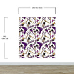 Mural de decoración de pared para salón de belleza y cosmética. Decoración de dormitorio de chica fashionista. Decoración de tocador de maquillaje. Papel tapiz autoadhesivo. #6381