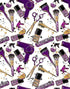 Mural de decoración de pared para salón de belleza y cosmética. Decoración de dormitorio de chica fashionista. Decoración de tocador de maquillaje. Papel tapiz autoadhesivo. #6381