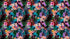 Mural de pared con estampado de follaje tropical colorido. Papel tapiz autoadhesivo. N.º 6382