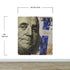 Fondo de pantalla de dinero. Mural de pared con el billete de 100 dólares de Benjamin Franklin. #6399