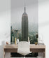 Mural de pared del Empire State Building de Nueva York. Papel tapiz autoadhesivo de los rascacielos de la ciudad de Nueva York. #6407