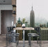 Mural de pared del Empire State Building de Nueva York. Papel tapiz autoadhesivo de los rascacielos de la ciudad de Nueva York. #6407