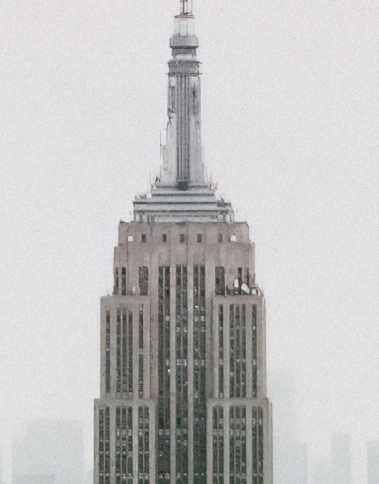 Mural de pared del Empire State Building de Nueva York. Papel tapiz autoadhesivo de los rascacielos de la ciudad de Nueva York. #6407