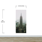 Mural de pared del Empire State Building de Nueva York. Papel tapiz autoadhesivo de los rascacielos de la ciudad de Nueva York. #6407