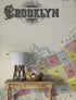Mural de pared con mapa retro vintage de Brooklyn, Nueva York. Papel tapiz autoadhesivo con mapa de la ciudad de Nueva York de 1888. N.º 6410