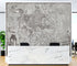 Mural de pared con el mapa antiguo de Roma, Italia. Papel pintado autoadhesivo con el plano de Roma de gran tamaño. #6412