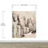 Mural de un antiguo templo egipcio. El gran templo de Abu Simbel, Nubia, de David Roberts. #6417