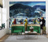 Mural de pared con la famosa pintura "El amor por el invierno". Pintura de George Wesley Bellows. N.º 6419