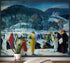 Mural de pared con la famosa pintura "El amor por el invierno". Pintura de George Wesley Bellows. N.º 6419