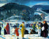 Mural de pared con la famosa pintura "El amor por el invierno". Pintura de George Wesley Bellows. N.º 6419