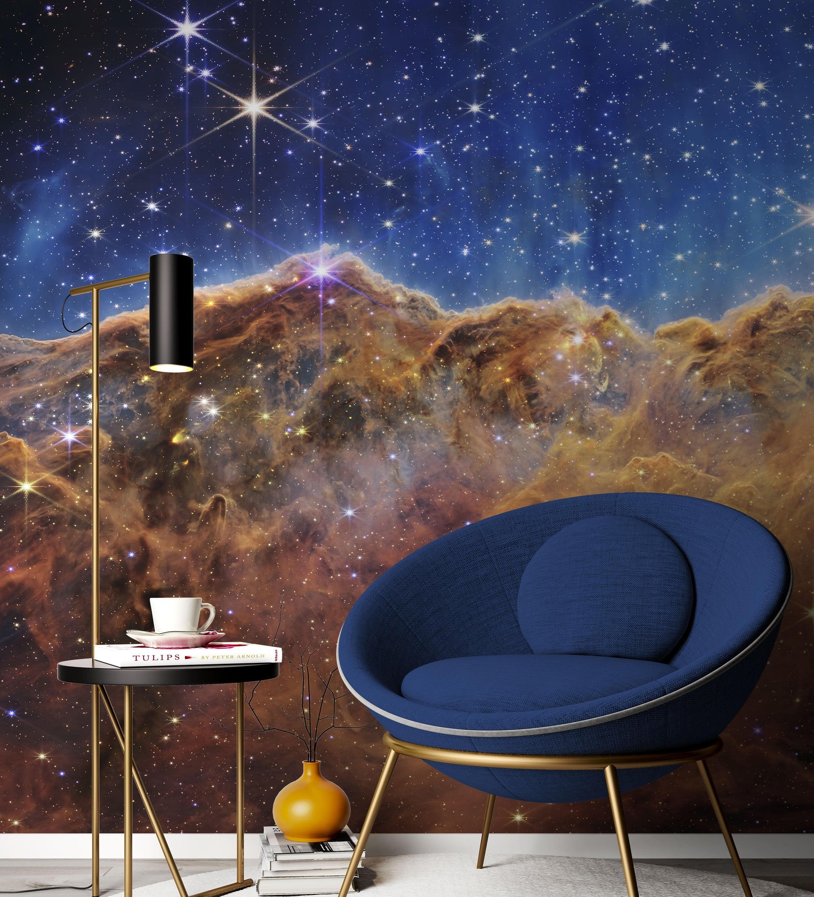Acantilados cósmicos en la nebulosa Carina (imagen NIRCam) de la NASA, la ESA, la CSA y el STScI. Mural de pared espacial Galaxy Nebula | Papel tapiz autoadhesivo. N.° 6421