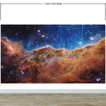 Acantilados cósmicos en la nebulosa Carina (imagen NIRCam) de la NASA, la ESA, la CSA y el STScI. Mural de pared espacial Galaxy Nebula | Papel tapiz autoadhesivo. N.° 6421