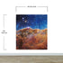 Acantilados cósmicos en la nebulosa Carina (imagen NIRCam) de la NASA, la ESA, la CSA y el STScI. Mural de pared espacial Galaxy Nebula | Papel tapiz autoadhesivo. N.° 6421