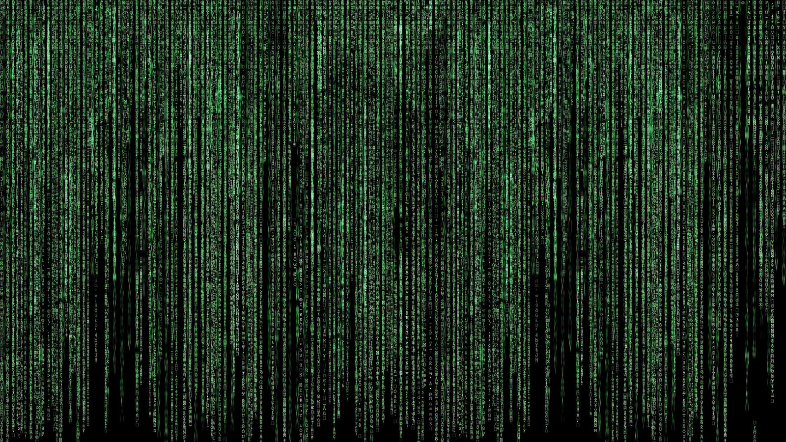 Mural de pared con líneas de código en estilo Matrix de computadora. Decoración de ciencia ficción. #6430