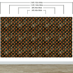 Mural de pared con silueta de ciervo y camuflaje. Decoración para el hogar con temática militar y cazadores. Papel tapiz autoadhesivo. N.º 6436