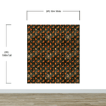 Mural de pared con silueta de ciervo y camuflaje. Decoración para el hogar con temática militar y cazadores. Papel tapiz autoadhesivo. N.º 6436