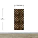 Mural de pared con silueta de ciervo y camuflaje. Decoración para el hogar con temática militar y cazadores. Papel tapiz autoadhesivo. N.º 6436