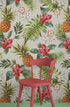 Mural de pared con ambiente tropical de piña. Papel tapiz autoadhesivo con temática hawaiana. Decoración con temática de ambiente paradisíaco. N.º 6447