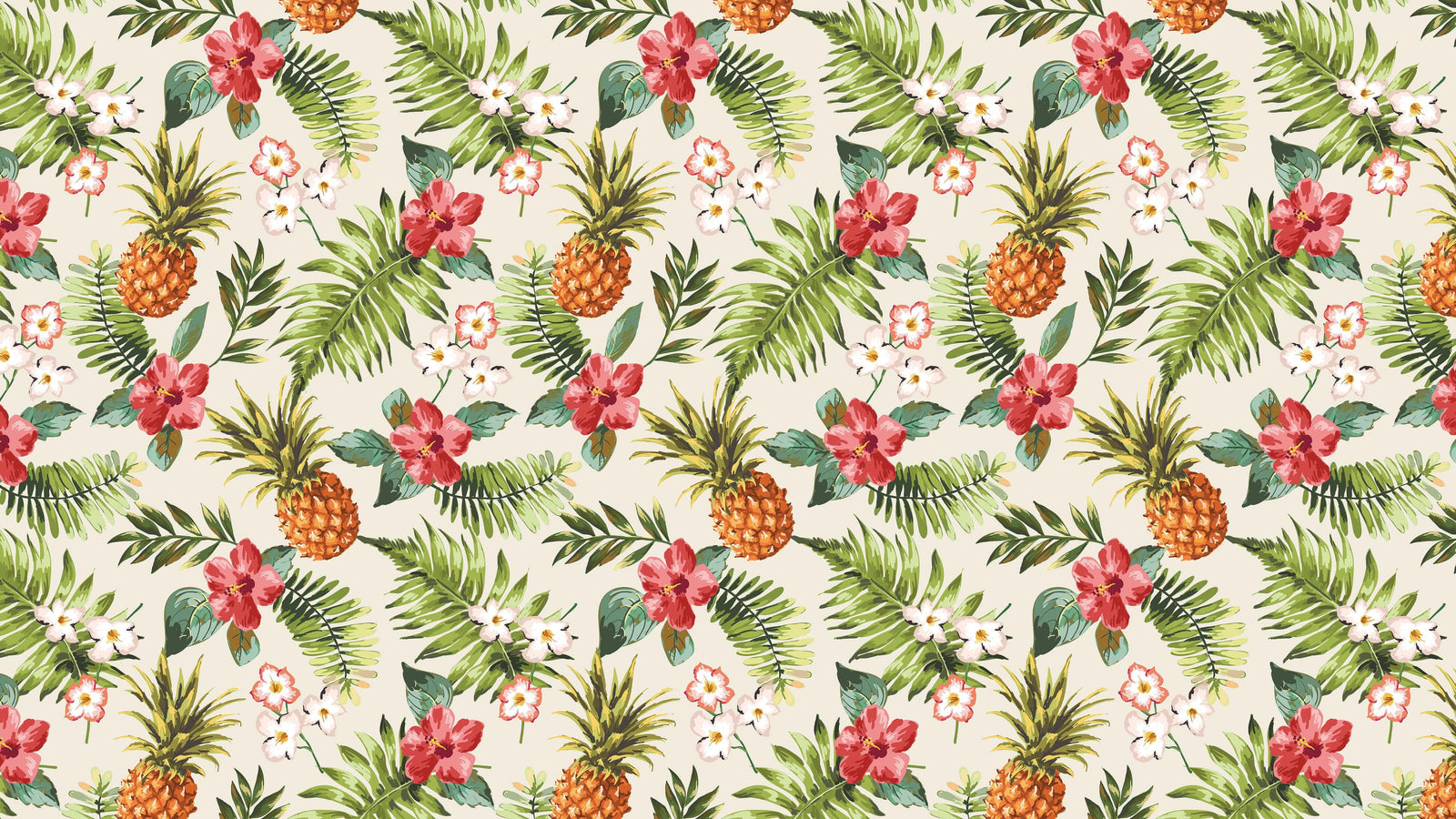 Mural de pared con ambiente tropical de piña. Papel tapiz autoadhesivo con temática hawaiana. Decoración con temática de ambiente paradisíaco. N.º 6447