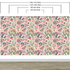 Flower Garden Illustration Wall Mural. Pastel Color Pattern Nursery, Bedroom, Kid’s Room Wall Decor. Peel and Stick Wallpaper. #6448