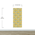 Mural de pared con fondo de flores amarillas. #6456