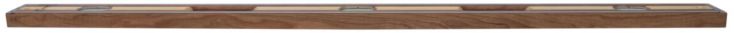 Marshalltown 11077 48" Crick 3 Piece Wood Level - Green Vials