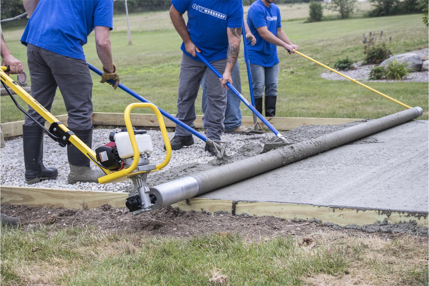 Marshalltown Gas Powered Spin Screed Professional Concrete Finisher