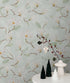 Mural de pared con diseño de magnolia blanca, papel pintado autoadhesivo. N.º 6477