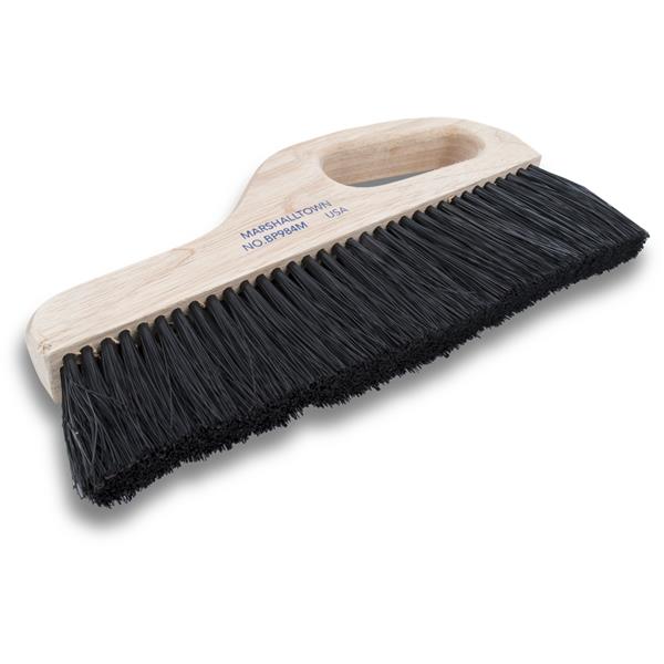 Marshalltown 16984 12" Black Poly Finishing Broom-Medium