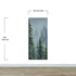 Mural de pared con naturaleza, selva tropical, paisaje de bosque brumoso. #6494 