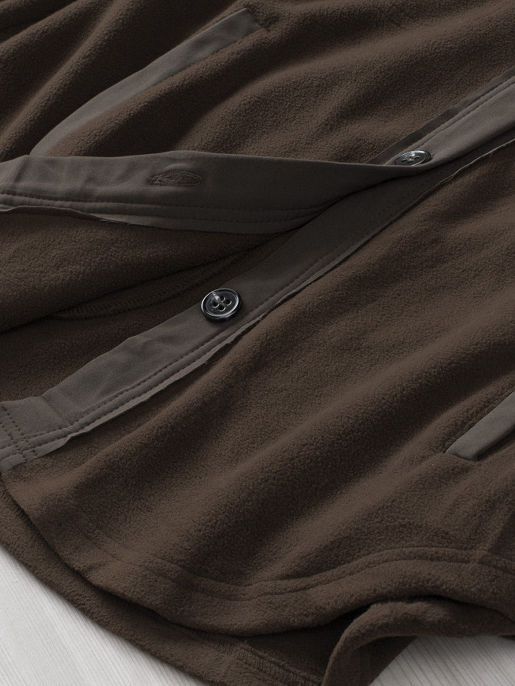Warm Brown Fleece Shacket