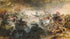 Papel pintado con pintura antigua El jinete fantasma. Papel pintado autoadhesivo. N.º 6510