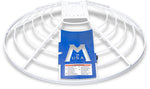 White metal grid with a blue label featuring 'M USA' on a white background