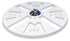 White wheel hub with 'USA' branding on a white background