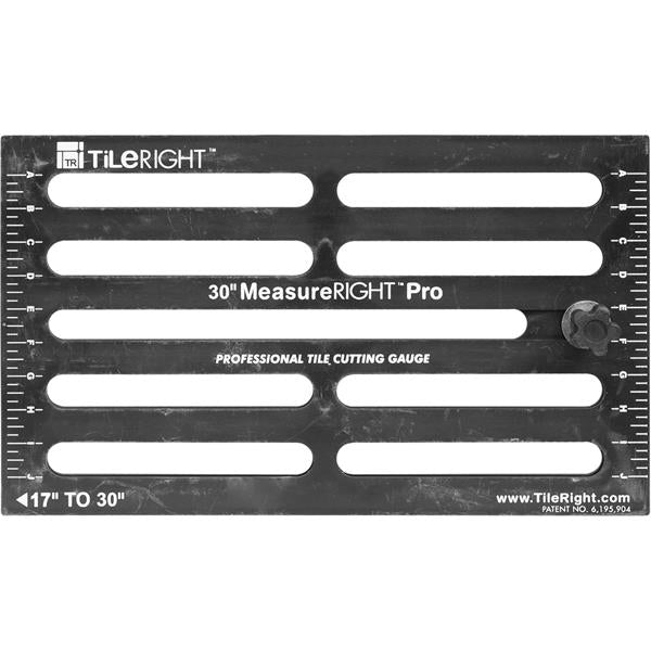 Barwalt 72402 Tileright Tr0002 Measure Right Pro 30-inch Masonry Layout Gauge And Template