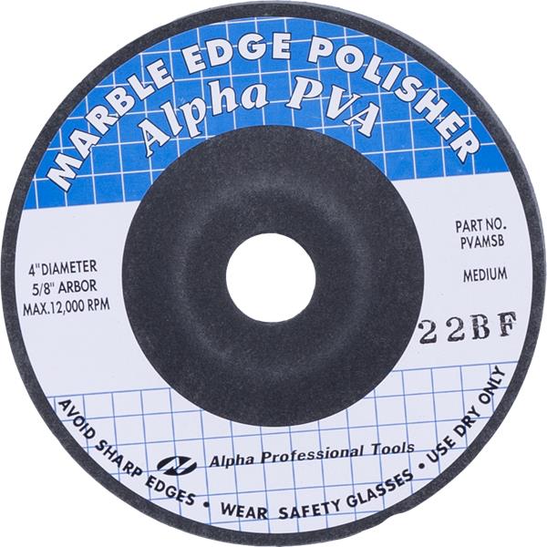 Alpha PVA Marble Polishing Pads (Dry) - 220 Grit Medium 10 Pieces