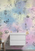 Fondo de pantalla con frase de afirmación. Decoración de dormitorio con frase de autocuidado y meditación. #6545 
