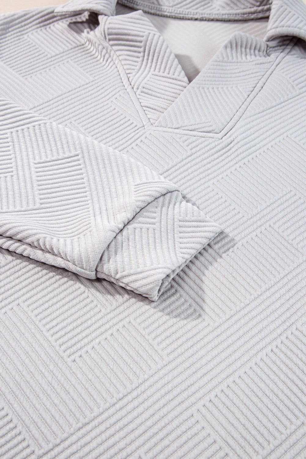 Diamond Pattern Knitted Set