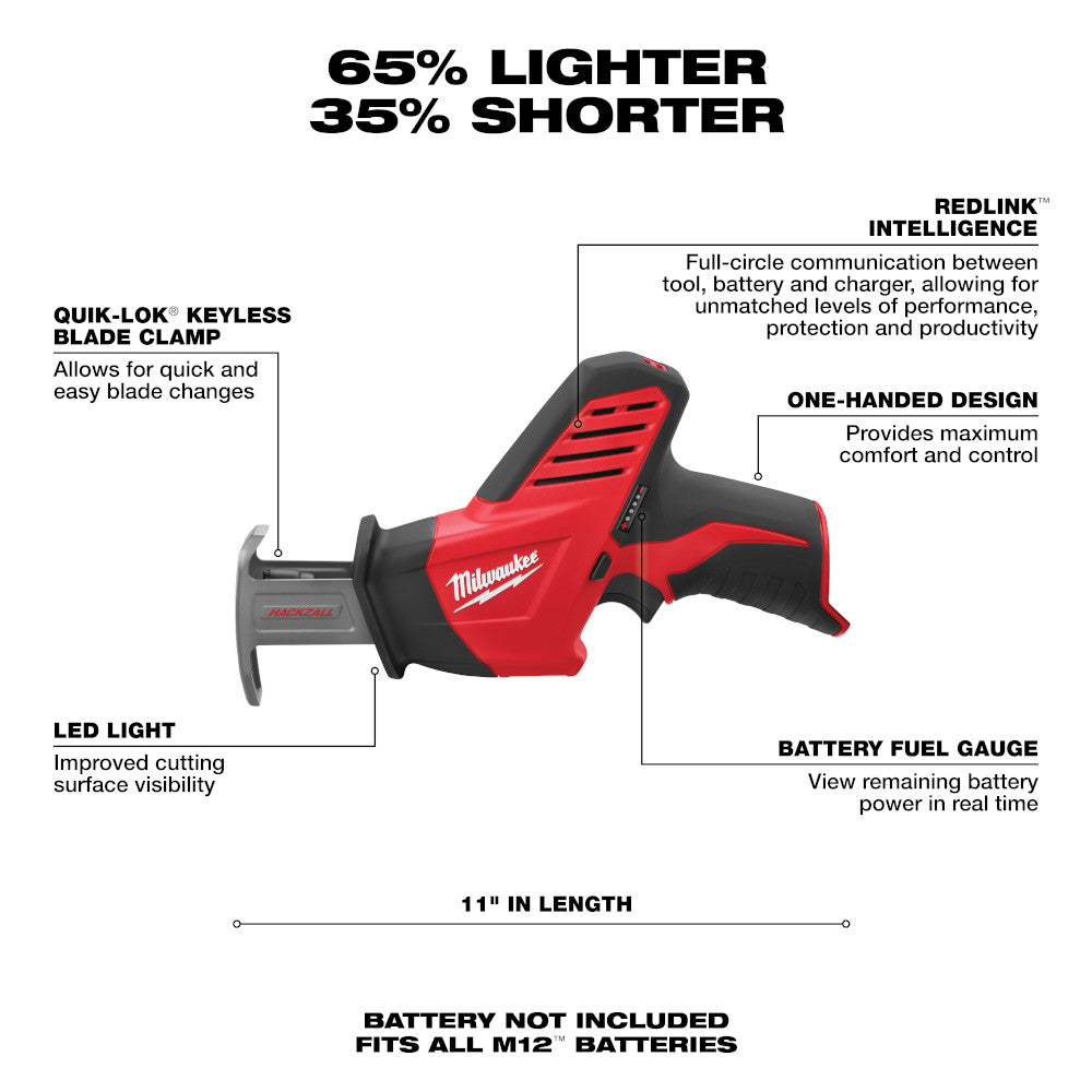 Sierra alternativa Milwaukee 2420-20 M12™ HACKZALL®