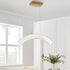 Sanford Single Chandelier // Brushed Gold