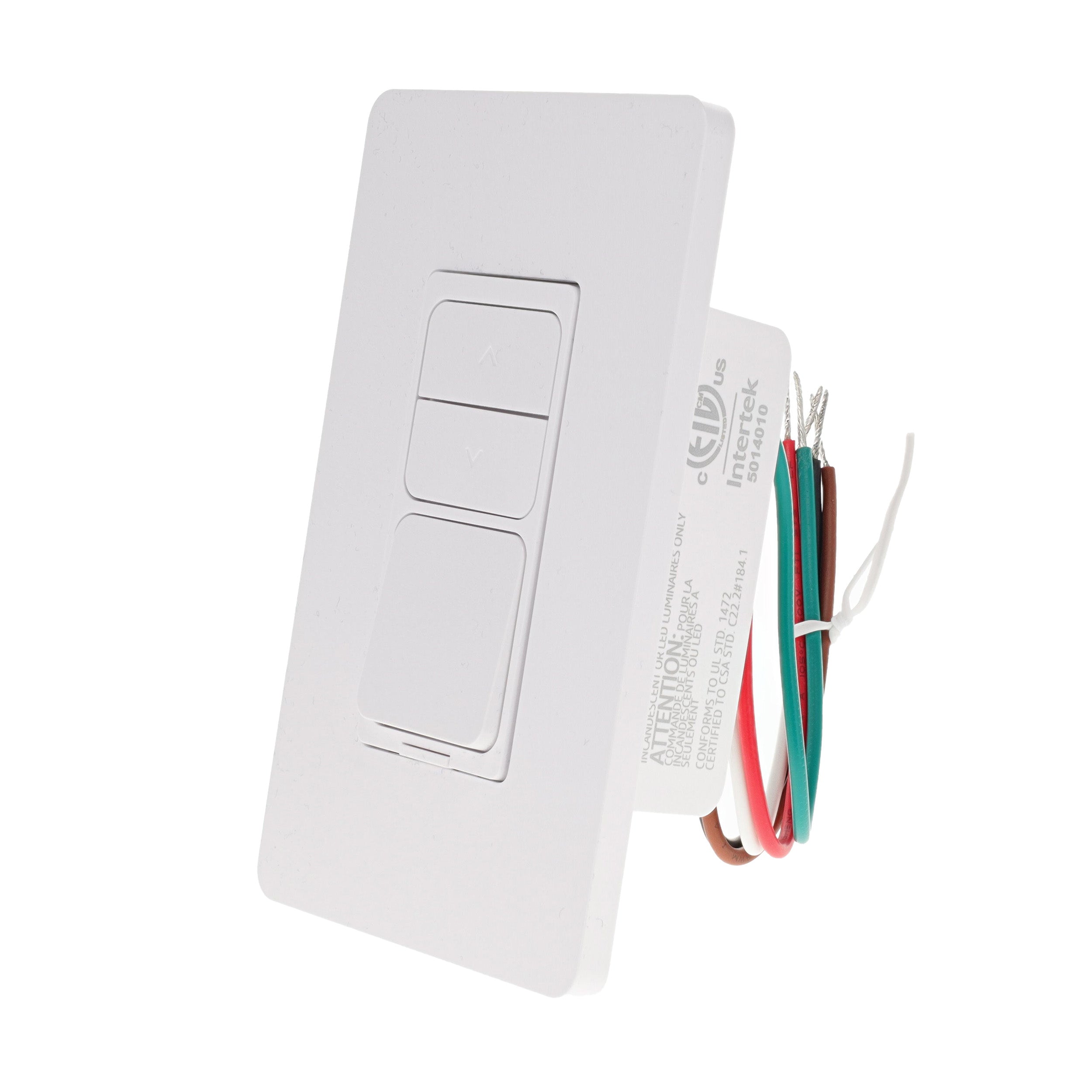 Interruptor de pared con regulador de intensidad inteligente