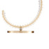 Lámpara de mesa Grace Crystal de 16 W // Táctil y regulable (L Gold) 