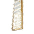 Colgante LED Efell // Oro cepillado