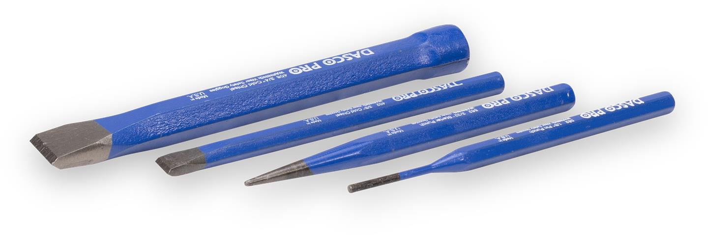 DAsco Prp Cold Chisel Kits - 1/8", 3/32", 3/8", 3/4"
