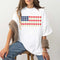 American Flag Daysies, Flowers Independence Day T-shirt