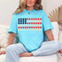American Flag Daysies, Flowers Independence Day T-shirt