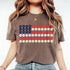 American Flag Daysies, Flowers Independence Day T-shirt